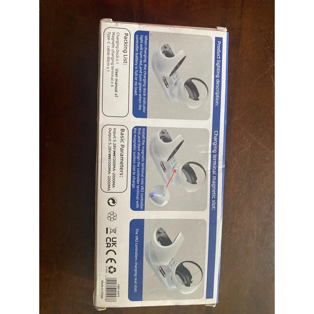 Trepcrow Charging Dock for PSVR2 Magnetic Controller Charger Station HBP-6479